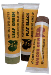 HS FACE PAINT CREME TUBE KIT WOODLAND-BROWN,GREEN,BLACK - for sale