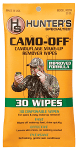 HS FACE PAINT REMOVER PADS CAMO-OFF 30PK - for sale