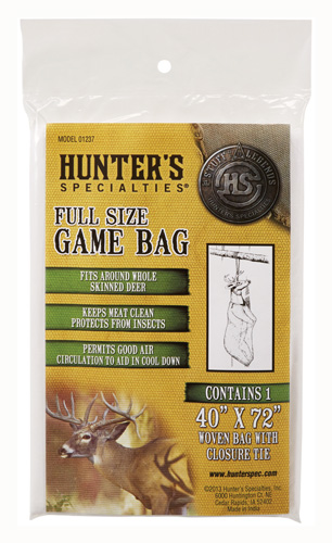 HS FIELD DRESSING GAME BAG DEER SIZE 40"X72" - for sale