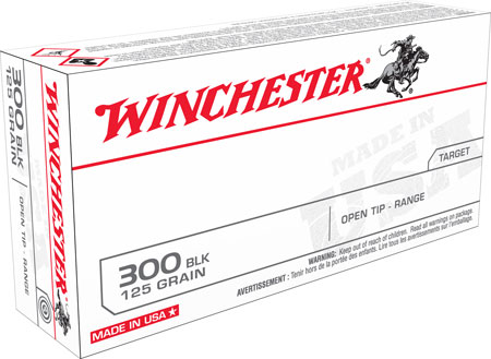 WINCHESTER USA 300 AAC BLCKOUT 125GR FMJ 20RD 10BX/CS - for sale