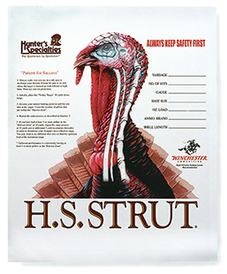 HS STRUT TURKEY TARGETS 11" X 11" 12PK - for sale