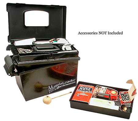 MTM MUZZLELOADER DRY BOX BLACK  15 IN  L  X 8.8 IN  W X 9.4IN H BLACK ( 6 PER CASE ) - for sale