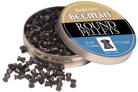 BEEMAN PELLETS 22 LEAD ROUND TOP 15.17GR 175 PACK - for sale