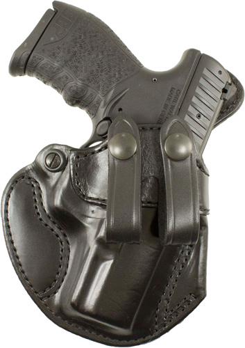 DESANTIS COZY PARTNER HOLSTER IWB RH LTHR FITS GLOCK 43 BLK - for sale