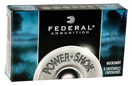FEDERAL 12GA 2.75" 000 BUCK 8 PELLETS 5RD 50BX/CS - for sale