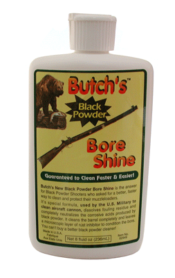 LYMAN BUTCH'S BLACK POWDER BORE SHINE 8OZ. BOTTLE - for sale