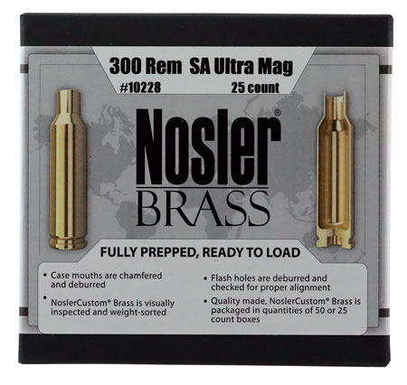 Nosler - Brass - 300 Remington Ultra Magnum