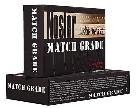 NOSLER MATCH GRADE 338 LAPUA 300GR CUSTOM HPBT 20RD 10BX/CS - for sale