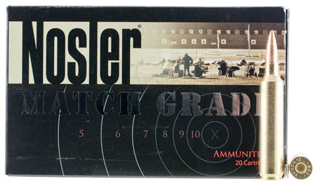 NOSLER MATCH GRADE 26 NOSLER 140GR CUSTOM HPBT 20RD 10BX/CS - for sale