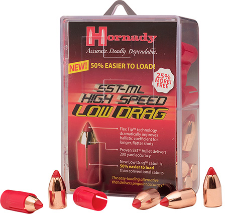 HORNADY BULLET 50 CAL SABOT LOW DRAG W/45 CAL 250GR MONOFLEX 20/BOX ( 10 PER CASE ) - for sale