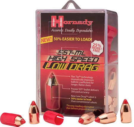 HORNADY BULLET 50 CAL SABOT LOW DRAG W/45 CAL 250G... - for sale