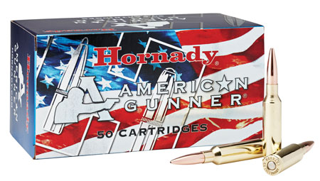HORNADY AMMO AMERICAN GUNNER 6.5 CM 140GR BTHP 50RD 10BX/CS - for sale