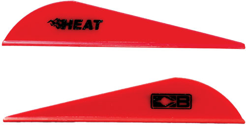 BOHNING HEAT VANE 2.5" SOLID RED 36PK! - for sale