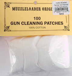 M-LOADER ORIGINAL COTTON PATCH .45-.58 CLEANING 100PK - for sale