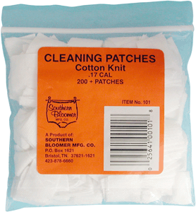 southern bloomer - Cleaning Patches - CTTN KNIT 17 CAL 200PK CLNG PATCHES for sale