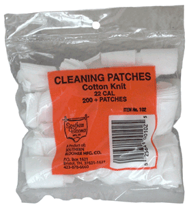 southern bloomer - Cleaning Patches - CTTN KNIT 22 CAL 200PK CLNG PATCHES for sale