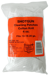 SOUTHERN BLOOMER SHOTGUN CLEANING PATCH 3"X3" 85-PACK - for sale