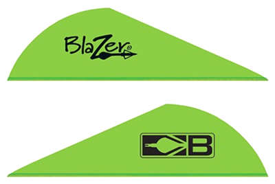 BOHNING BLAZER VANES 2" SOLID NEON GREEN 36PK - for sale