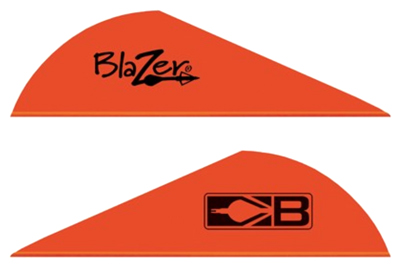 BOHNING BLAZER VANES 2" SOLID NEON RED 36PK - for sale