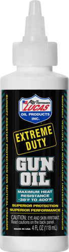 LUCAS OIL 4 OZ EXTREME DUTY GUN OIL LIQUID - for sale