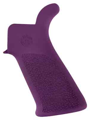 HOGUE AR-15 BEAVERTAIL GRIP NO FINGER GROOVES PURPLE - for sale