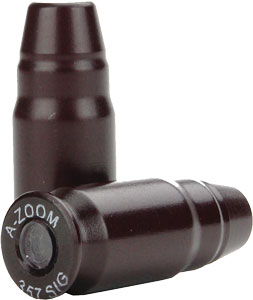 A-ZOOM METAL SNAP CAP .357SIG 5-PACK - for sale