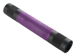 HOGUE AR-15 FREE FLOAT FOREND RIFLE LENGTH PURPLE GRIP AREA - for sale