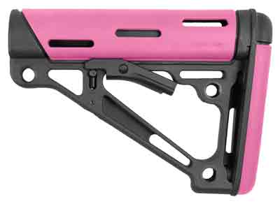 HOGUE AR-15 COLLAPSIBLE STOCK PINK RUBBER MIL-SPEC - for sale