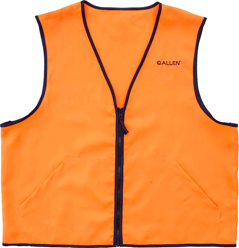 ALLEN DELUXE HUNTING VEST ORANGE X-LARGE 2 FRONT POCKETS - for sale