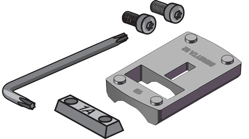 LEUPOLD BASE DELTAPOINT PRO DOVETAIL FOR GLOCK MATTE! - for sale