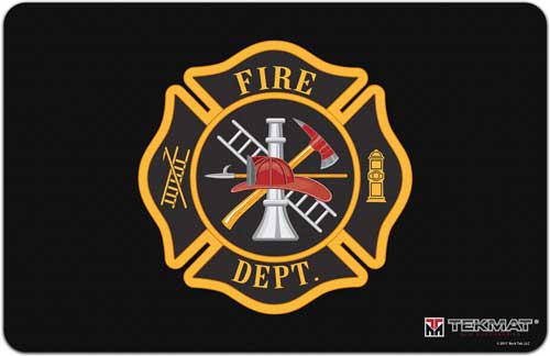 TEKMAT ARMORERS BENCH MAT 11"X17" FIREMANS SHIELD - for sale