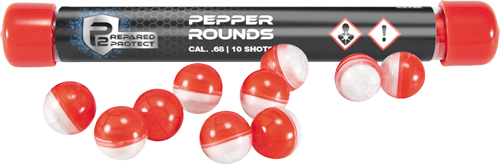 UMAREX T4E P2P 68 CAL PEPPER BALL RED/WHITE 10-PACK - for sale
