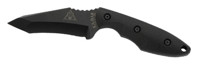 KA-BAR TDI HINDERER HELL FIRE KNIFE 3.5625" W/SHEATH BLACK - for sale
