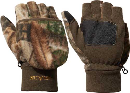 HOT SHOT HF2 BULLS-EYE POP-TOP MITTEN FLEECE INSUL RT-EDGE XL - for sale