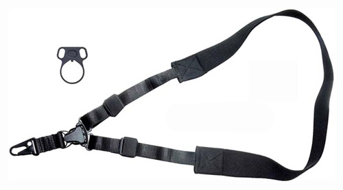 TOC TACTICAL SLING SINGLE POINT W/ADAPTER BLACK - for sale