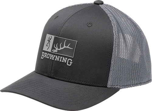 BROWNING CAP ELK RIDGE 110MESH BACK REC PATCH BLACK/GRAY - for sale