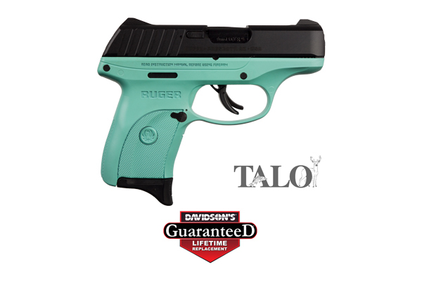 RUGER EC9s 9MM LUGER AS 7-SHOT BLUED SLIDE/TURQUOISE FRAME - for sale