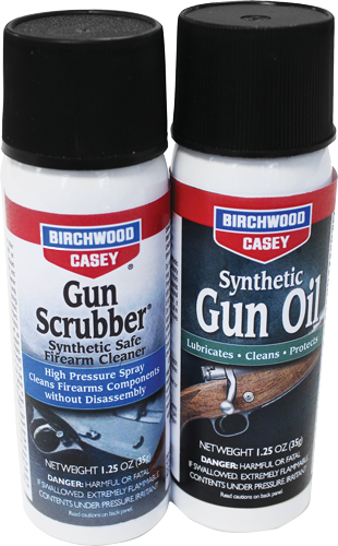 birchwood casey - Gun Scrubber & Synthetic Gun Oil - GUN SCRBR GUN OIL 1.25OZ AERO CMB for sale