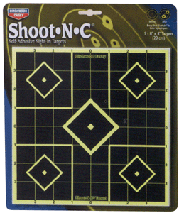 B/C TARGET SHOOT-N-C 8" SIGHT-IN 15 TARGETS - for sale