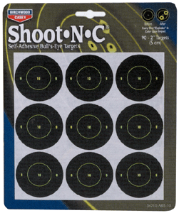 B/C TARGET SHOOT-N-C 2" BULL'S-EYE 108 TARGETS - for sale