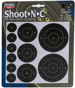 B/C TARGET SHOOT-N-C ASSORTED 1"-72 2"-36 3"-24 - for sale