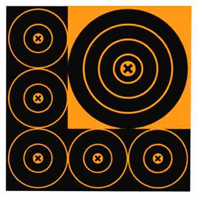 B/C TARGET BIG BURST 8"-3/4"-15 BULL'S-EYE TARGETS - for sale