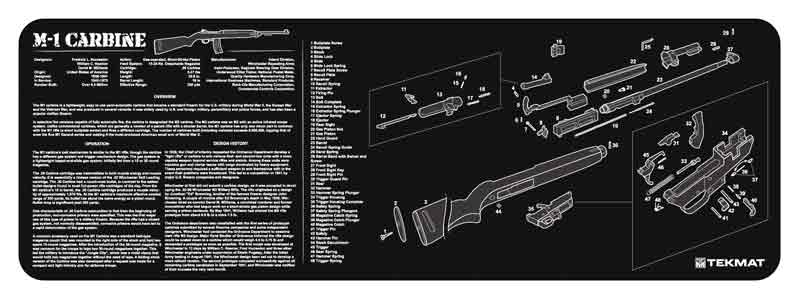 TEKMAT ARMORERS BENCH MAT 12"X36" M1 CARBINE - for sale