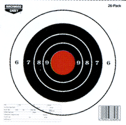 B/C TARGET EZE-SCORER PAPER 8" BULL'S-EYE 26 TARGETS - for sale