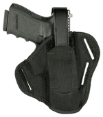 BLACKHAWK PANCAKE HOLSTER #05 LARGE AUTOS 3.75"-4.5" BLACK - for sale