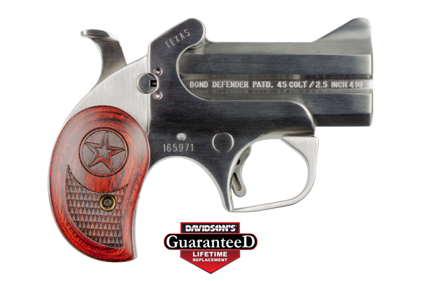 BOND ARMS TRUMP DT47 LIMITED EDITION HGD 45/410 4.25IN BBL SS FRAME ROUGH SERIES FINISH B6 EXT GRIP - for sale
