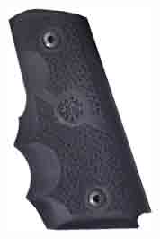 HOGUE GRIP COLT OFFICER'S ACP WRAPAROUND W/FINGER GROOVES - for sale