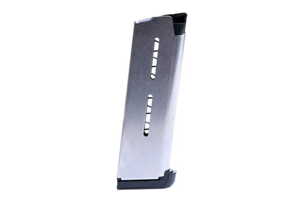 WILSON MAGAZINE OFFICER 45ACP 7RD W/STD. PAD STAINLESS - for sale
