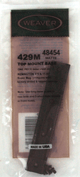 WEAVER BASE TOP MOUNT #429M 1PC REMINGTON 870 MATTE - for sale