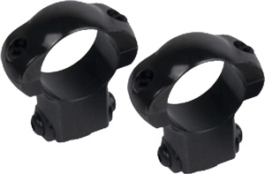 WEAVER GRANDSLAM STEEL RINGS 1 IN .22 MEDIUM MATTE ( 12 PER CASE ) - for sale